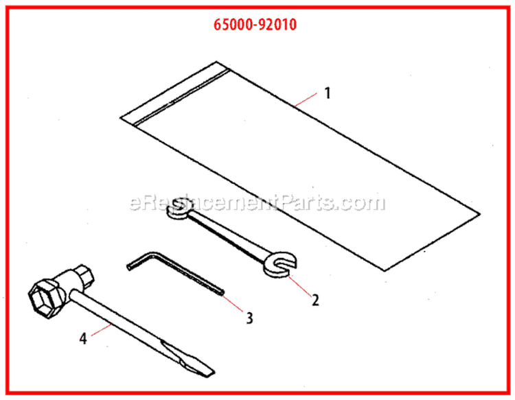 Page D Diagram and Parts List for 80283  Shindaiwa Pole Saw