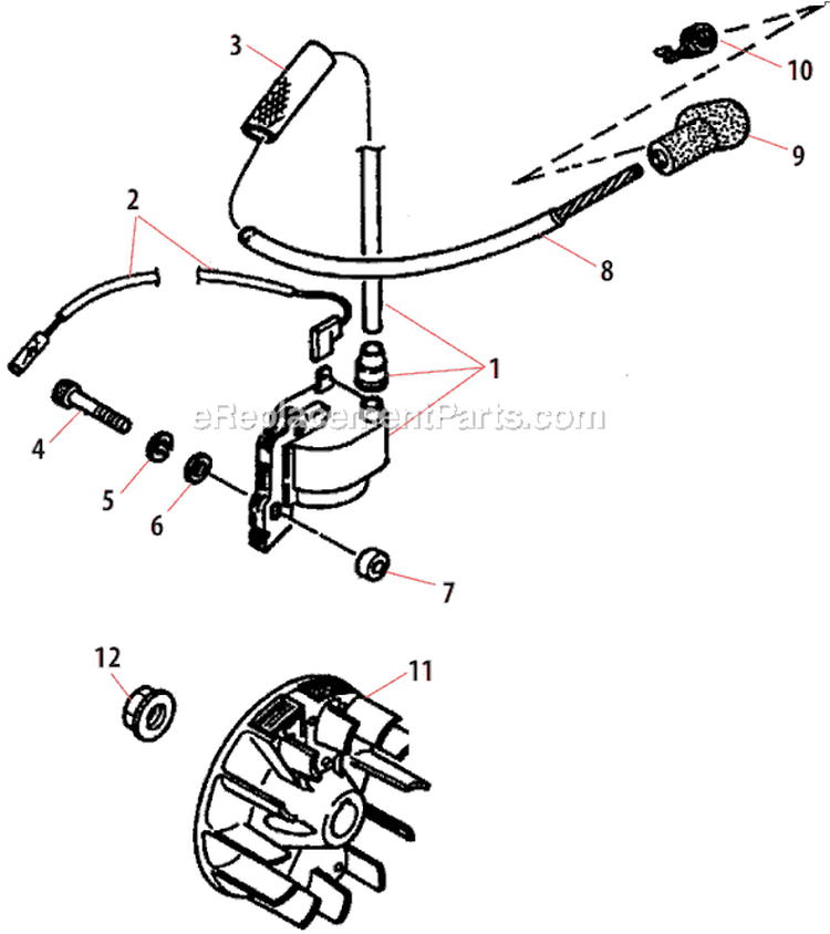 Page D Diagram and Parts List for 80770  Shindaiwa Sprayer