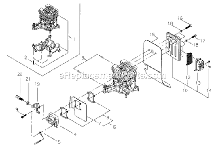 Page A Diagram and Parts List for 81088  Shindaiwa Trimmer