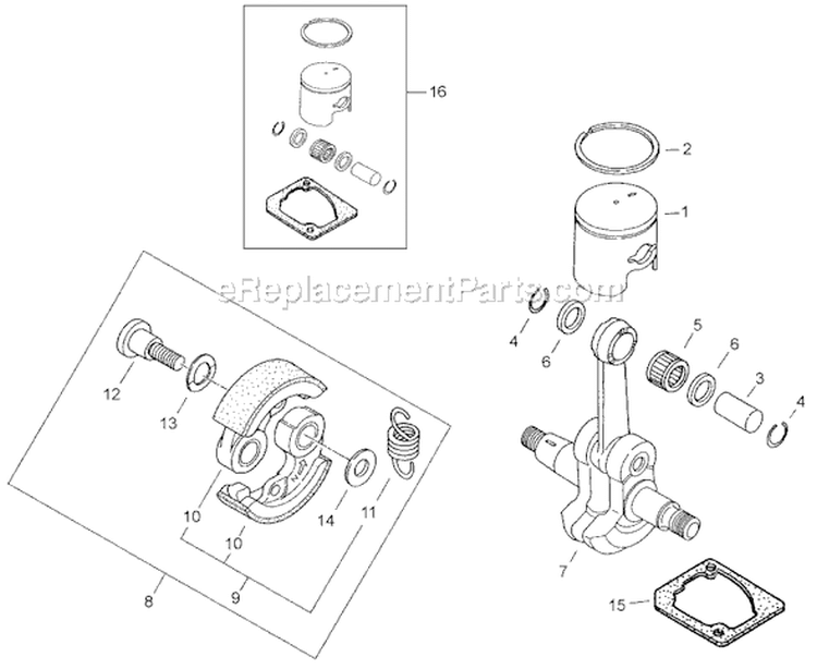 Page D Diagram and Parts List for 89026  Shindaiwa Trimmer