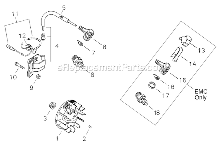 Page E Diagram and Parts List for 89026  Shindaiwa Trimmer