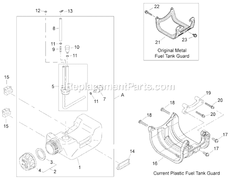Page H Diagram and Parts List for 89026  Shindaiwa Trimmer