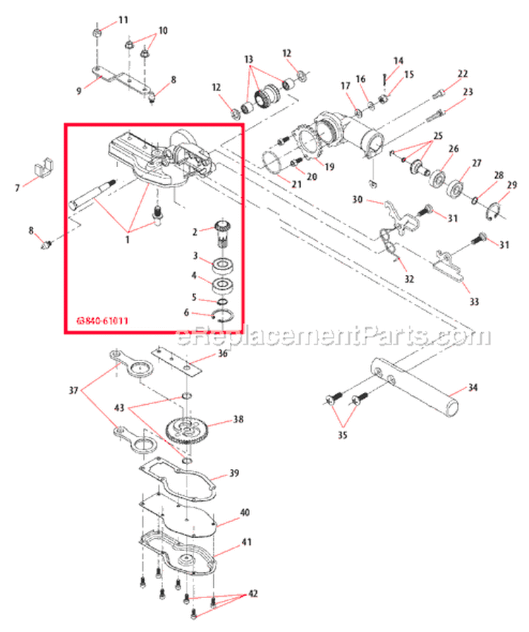 Page H Diagram and Parts List for AH231  Shindaiwa Hedge Trimmer