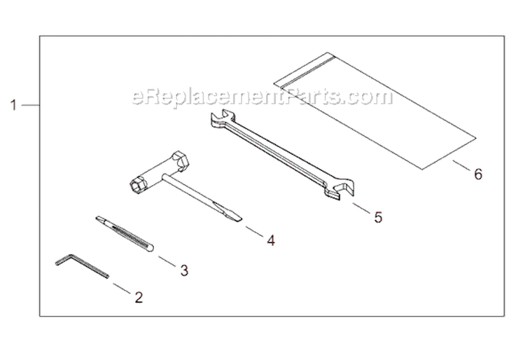 Page M Diagram and Parts List for AH242  Shindaiwa Hedge Trimmer