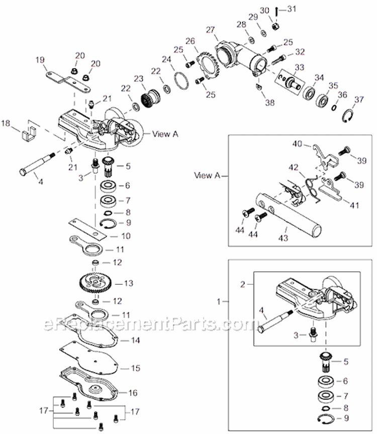 Page N Diagram and Parts List for AH2510  Shindaiwa Hedge Trimmer