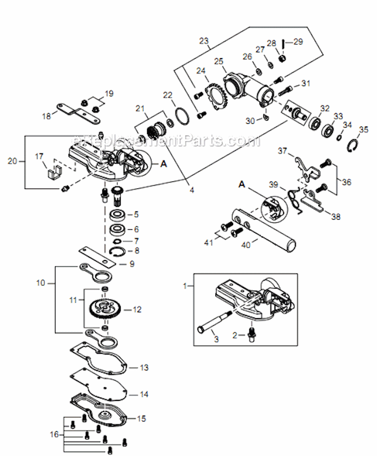 Page L Diagram and Parts List for AH254 T12612001001 - T12612999999 Shindaiwa Hedge Trimmer
