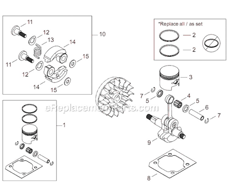 Page C Diagram and Parts List for AHS242  Shindaiwa Hedge Trimmer