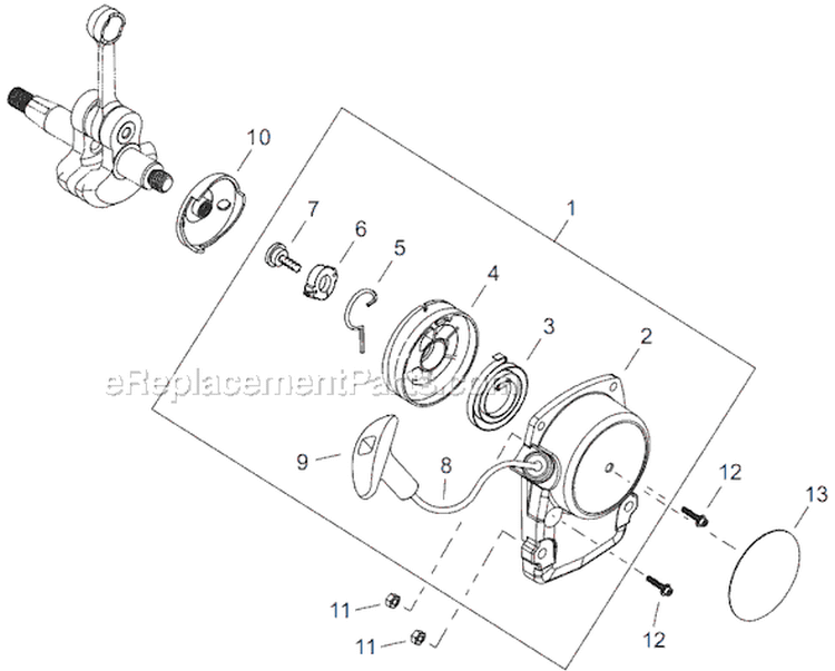 Page D Diagram and Parts List for AHS242  Shindaiwa Hedge Trimmer