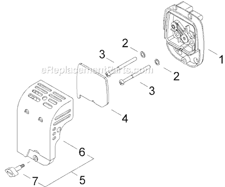 Page K Diagram and Parts List for AHS2510  Shindaiwa Hedge Trimmer