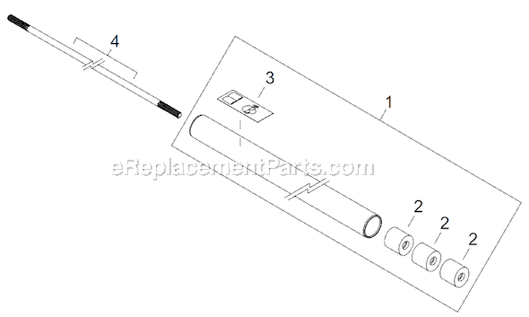 Page M Diagram and Parts List for AHS2510  Shindaiwa Hedge Trimmer