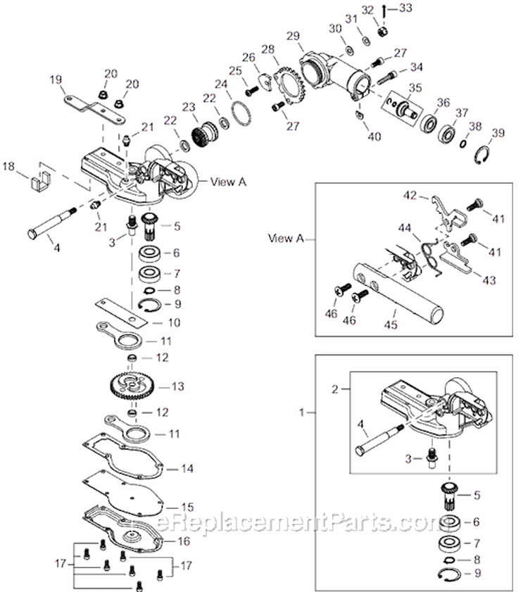 Page O Diagram and Parts List for AHS2510  Shindaiwa Hedge Trimmer