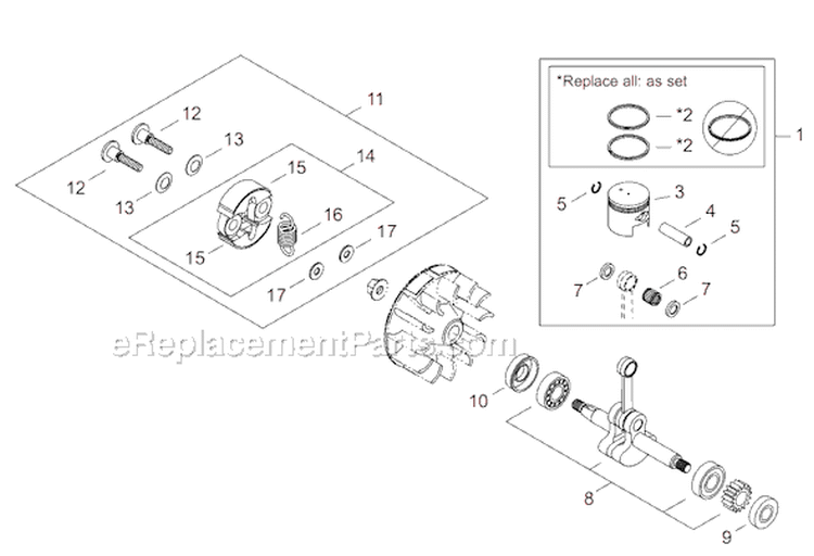 Page D Diagram and Parts List for AHS2510  Shindaiwa Hedge Trimmer