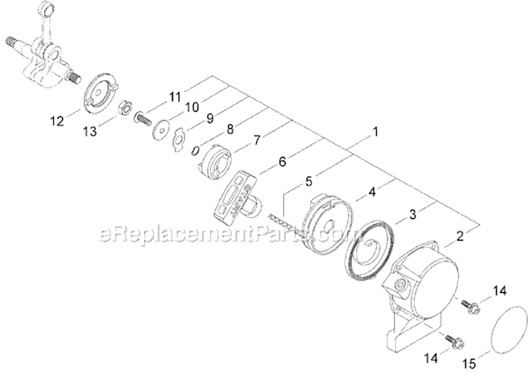 Page G Diagram and Parts List for AHS2510  Shindaiwa Hedge Trimmer