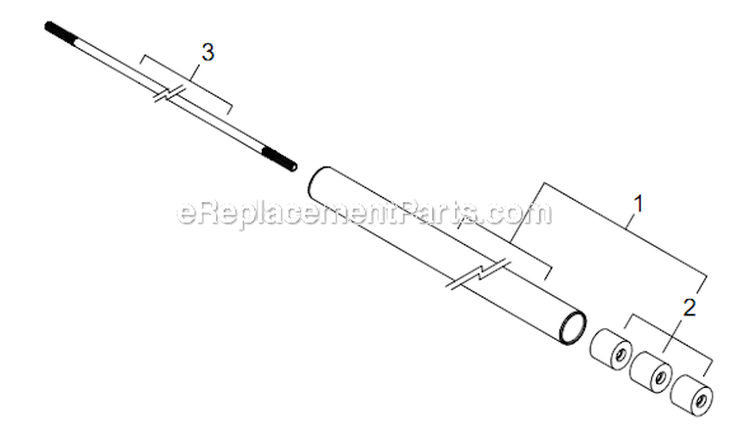 Page K Diagram and Parts List for AHS254 T12312001001 - T12312999999 Shindaiwa Hedge Trimmer