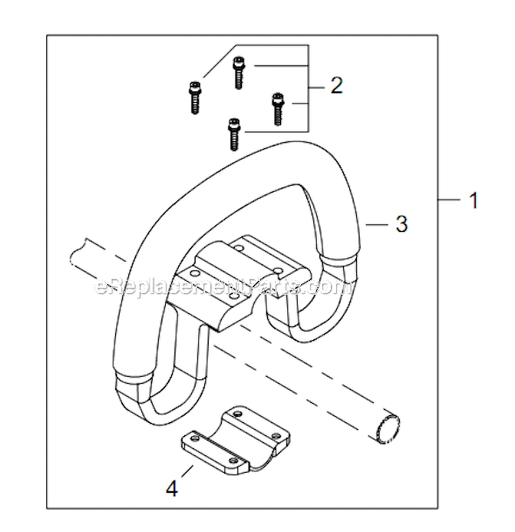 Page L Diagram and Parts List for AHS254 T12312001001 - T12312999999 Shindaiwa Hedge Trimmer