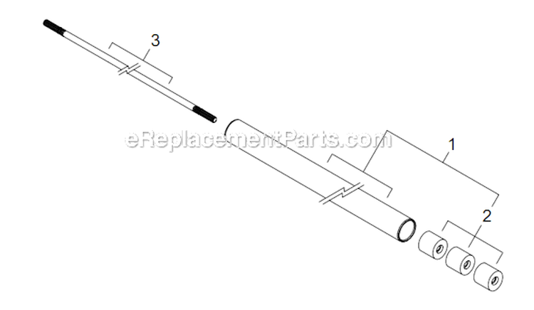 Page K Diagram and Parts List for AHS254 T12411001001 - T12411999999 Shindaiwa Hedge Trimmer