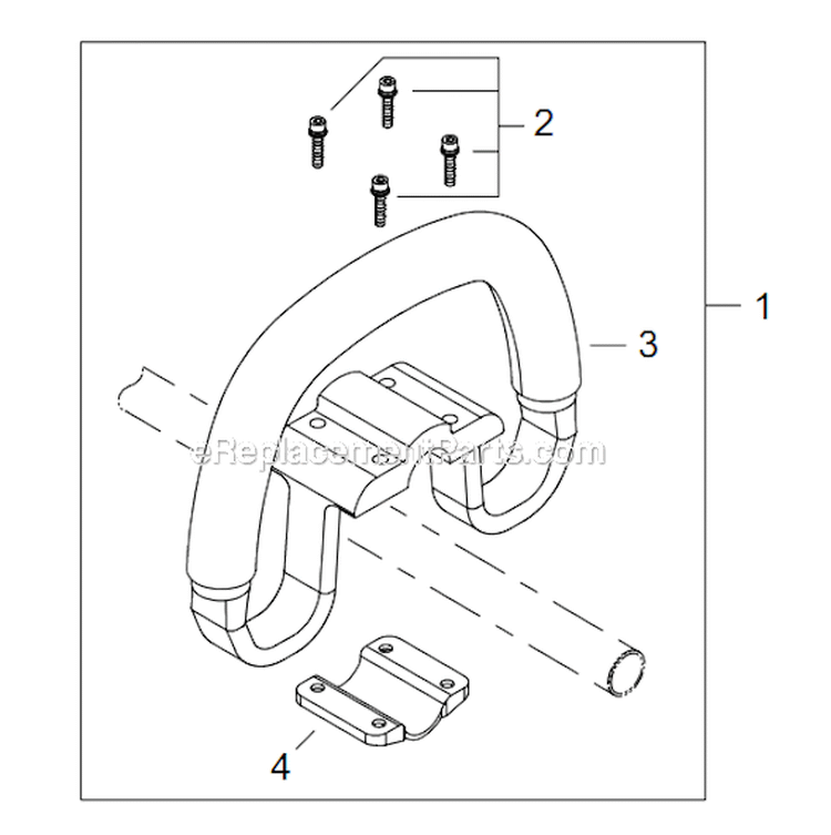 Page L Diagram and Parts List for AHS254 T12411001001 - T12411999999 Shindaiwa Hedge Trimmer