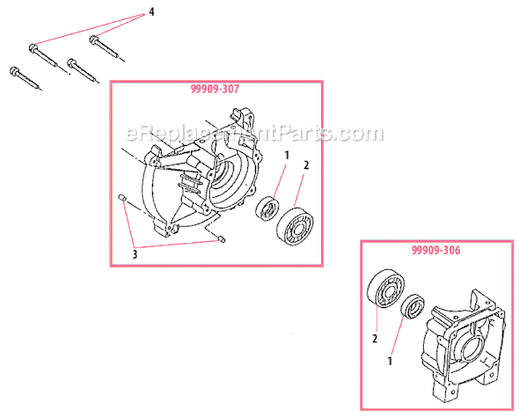 Page C Diagram and Parts List for B45INTL  Shindaiwa Brush Cutter