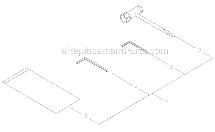 Page L Diagram and Parts List for B45LA  Shindaiwa Brush Cutter