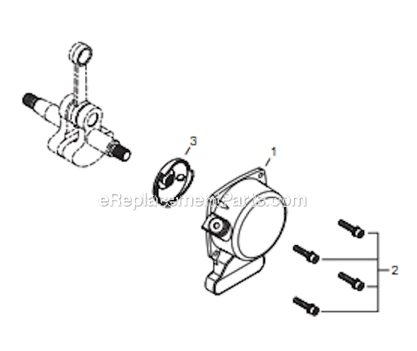 Page F Diagram and Parts List for PS344 T15411001001 - T15411999999 Shindaiwa Power Broom