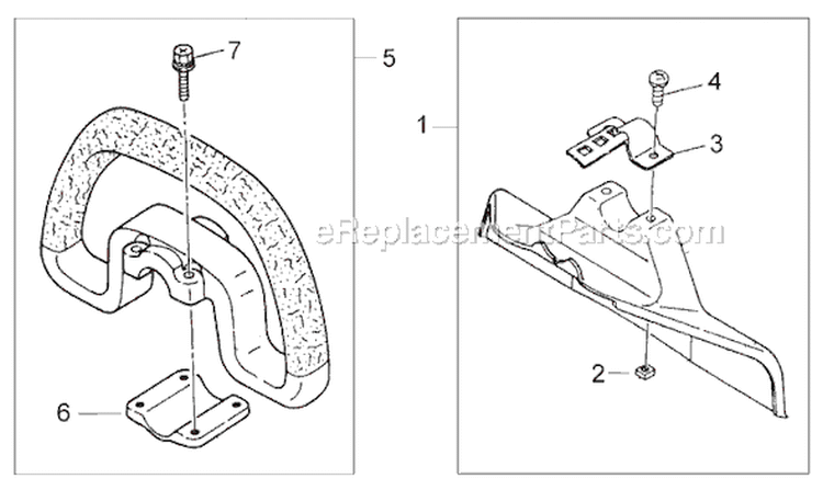 Page L Diagram and Parts List for BP25  Shindaiwa Brush Cutter
