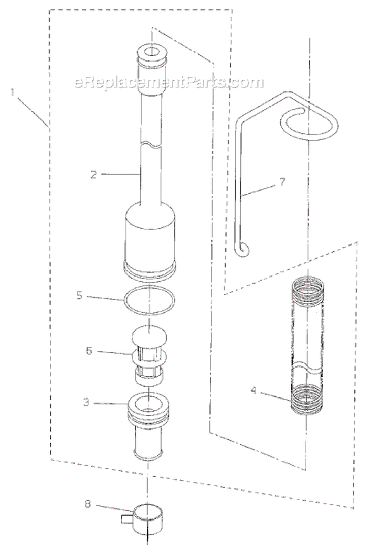 Page E Diagram and Parts List for BP40LA  Shindaiwa Brush Cutter