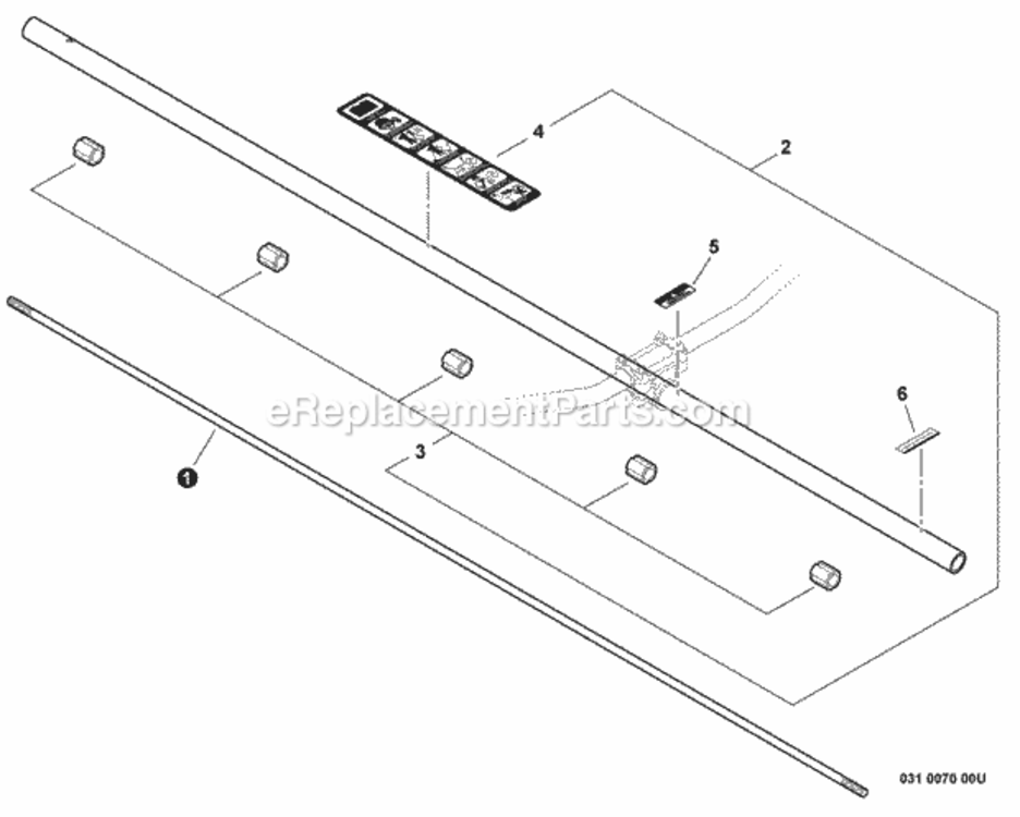 Page M Diagram and Parts List for C242 T16611001001 - T16611999999 Shindaiwa Brush Cutter