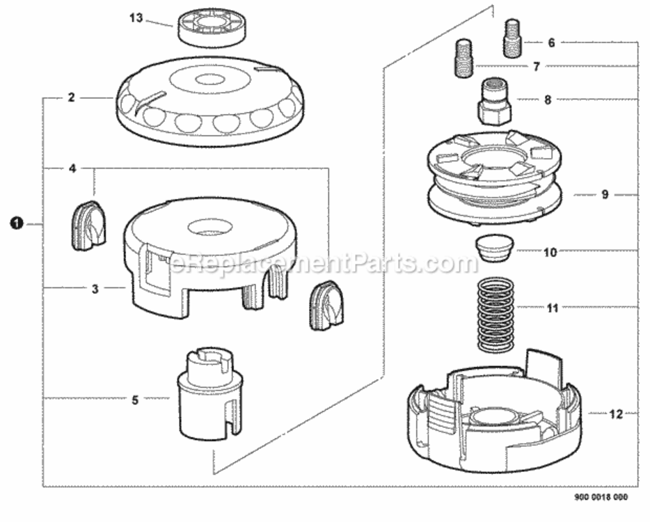 Page N Diagram and Parts List for C242 T16713001001 - T16713999999 Shindaiwa Brush Cutter