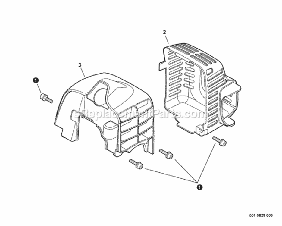 Page D Diagram and Parts List for C242 T16713001001 - T16713999999 Shindaiwa Brush Cutter