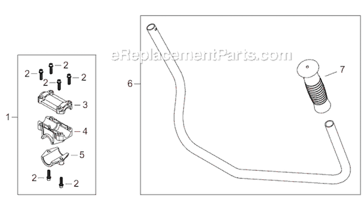 Page M Diagram and Parts List for C242  Shindaiwa Brush Cutter