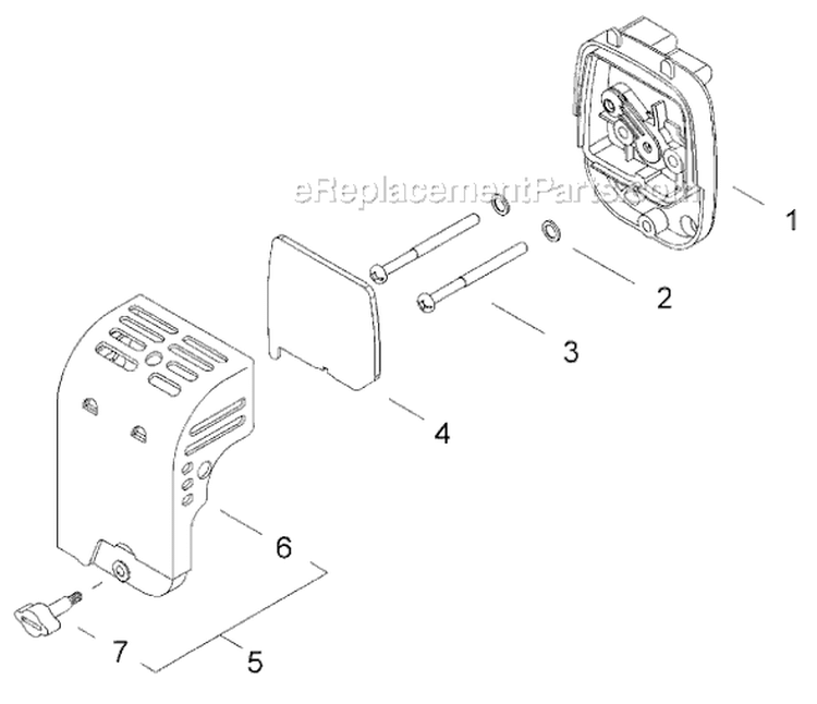 Page G Diagram and Parts List for C2510  Shindaiwa Brush Cutter