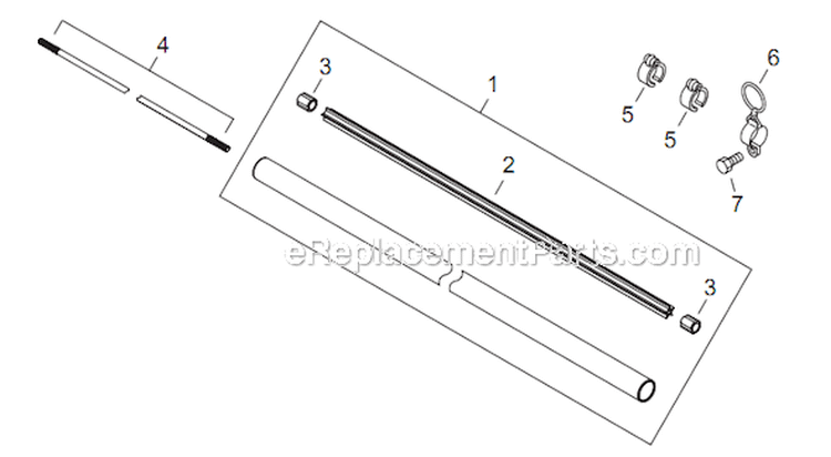 Page K Diagram and Parts List for C254 T10512001001 - T10512999999 Shindaiwa Brush Cutter