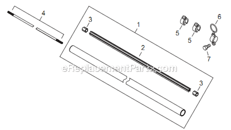Page K Diagram and Parts List for C254 T10611001001 - T10611999999 Shindaiwa Brush Cutter