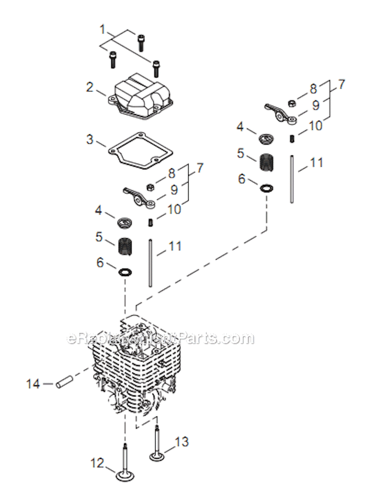 Page D Diagram and Parts List for C254 T10611001001 - T10611999999 Shindaiwa Brush Cutter