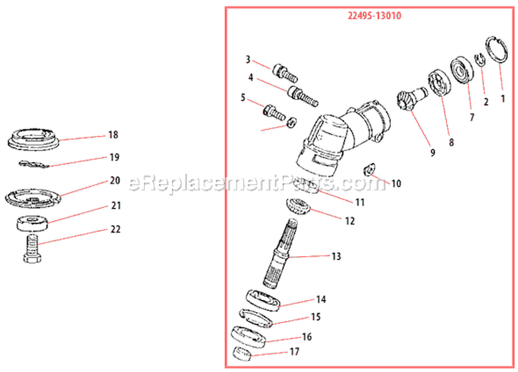 Page I Diagram and Parts List for C260  Shindaiwa Brush Cutter