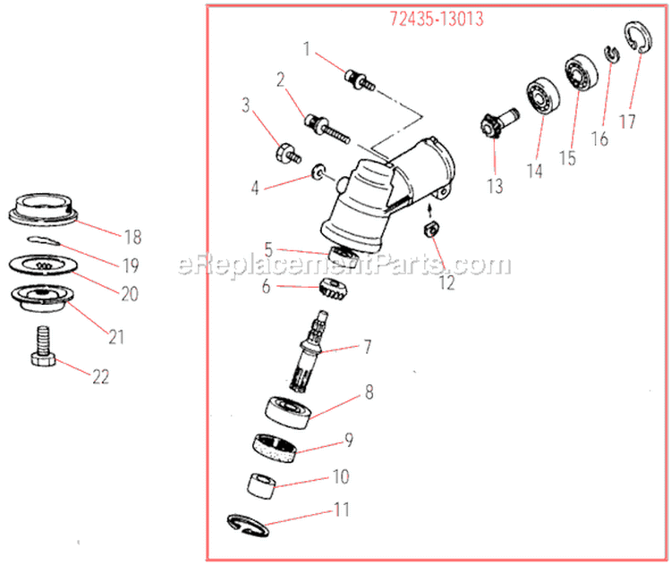 Page I Diagram and Parts List for C270  Shindaiwa Brush Cutter
