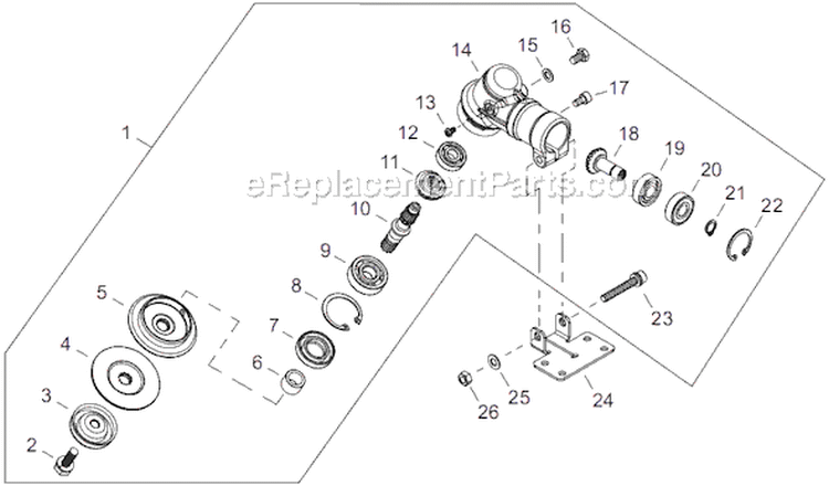 Page L Diagram and Parts List for C282  Shindaiwa Brush Cutter