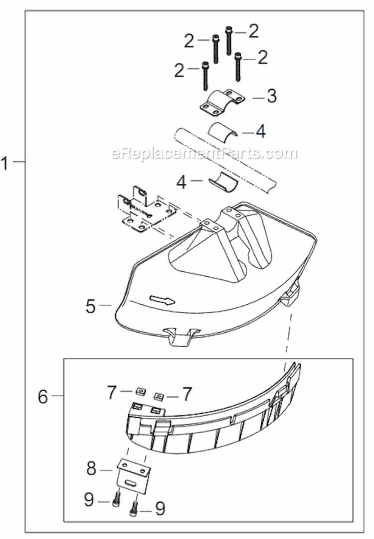 Page M Diagram and Parts List for C282  Shindaiwa Brush Cutter