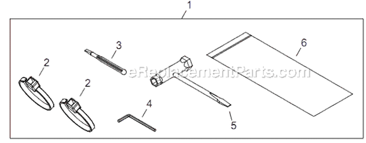 Page P Diagram and Parts List for C282  Shindaiwa Brush Cutter