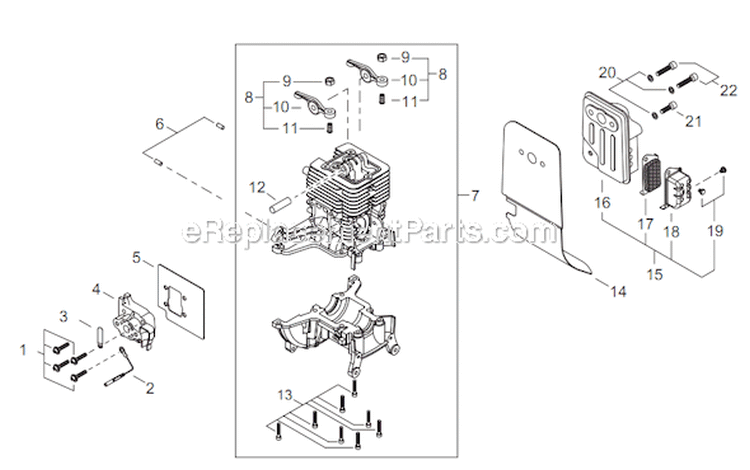 Page A Diagram and Parts List for C344 T15012001001 - T15012999999 Shindaiwa Brush Cutter