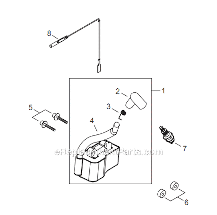 Page F Diagram and Parts List for C344 T15012001001 - T15012999999 Shindaiwa Brush Cutter
