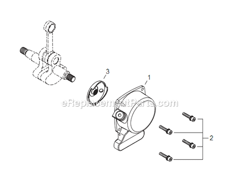 Page G Diagram and Parts List for C344 T15012001001 - T15012999999 Shindaiwa Brush Cutter