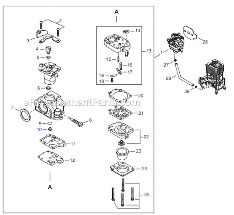 Page I Diagram and Parts List for C344 T15012001001 - T15012999999 Shindaiwa Brush Cutter