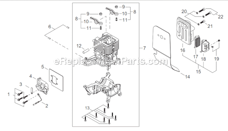 Page A Diagram and Parts List for C344 T15111001001 - T15111999999 Shindaiwa Brush Cutter