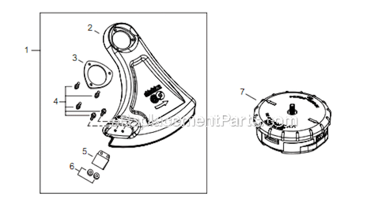 Page P Diagram and Parts List for C344 T15111001001 - T15111999999 Shindaiwa Brush Cutter