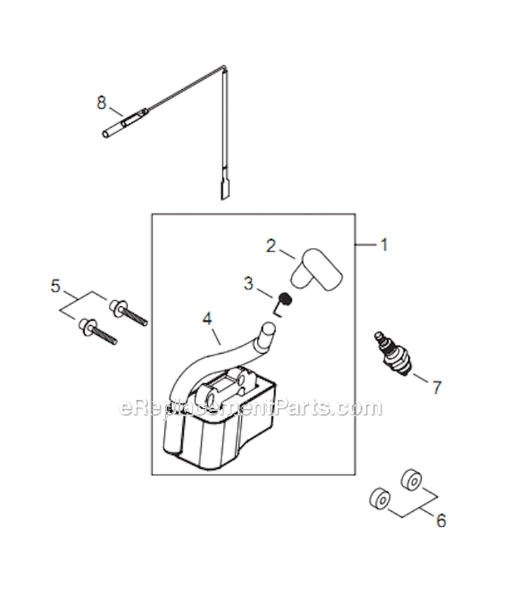 Page F Diagram and Parts List for C344 T15111001001 - T15111999999 Shindaiwa Brush Cutter