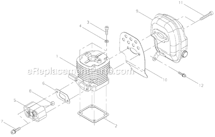 Page A Diagram and Parts List for C35LA  Shindaiwa Brush Cutter
