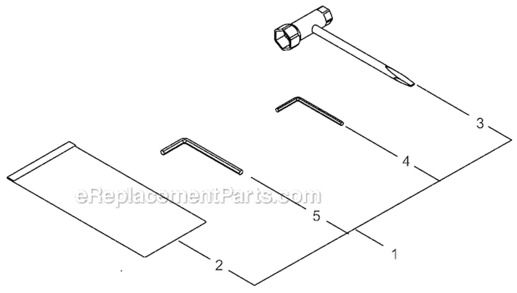 Tool Set Diagram and Parts List for C35 9014161-9099999 Shindaiwa Brush Cutter