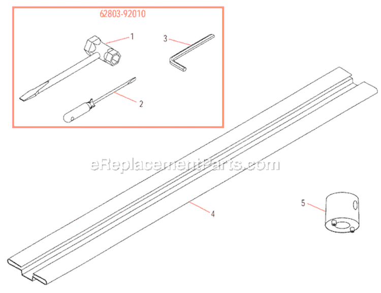Page L Diagram and Parts List for DH230  Shindaiwa Hedge Trimmer