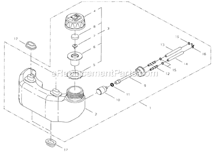 Page I Diagram and Parts List for DH2510  Shindaiwa Hedge Trimmer